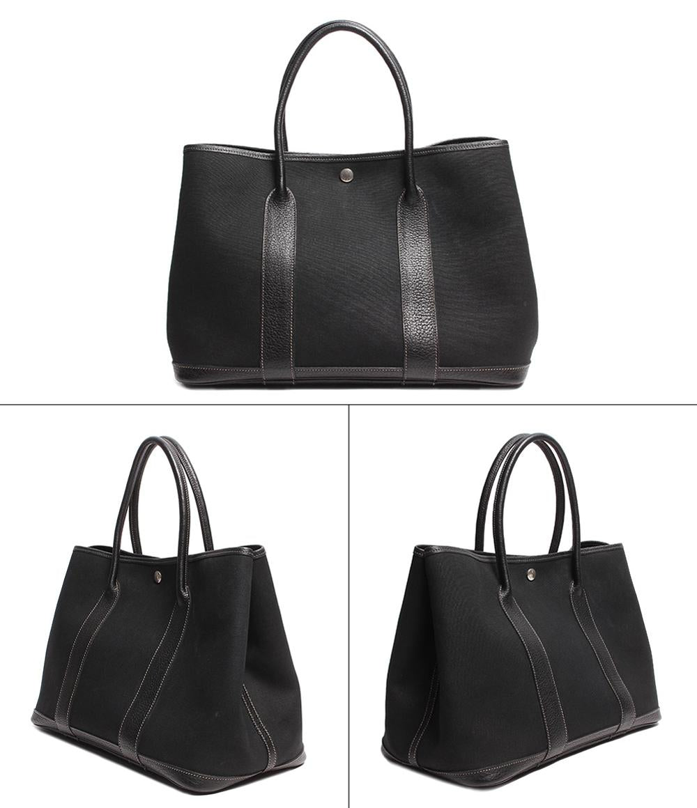 エルメス トートバッグ □H刻印 シルバー金具 ガ－デンパ－ティPM キャンバス レディース HERMES