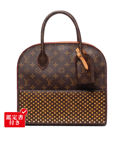 LOUIS VUITTON Christian Louboutin ハンドバッグ スタッズ ハラコ アイコノクラス モノグラム M41234 レディース ルイ・ヴィトン