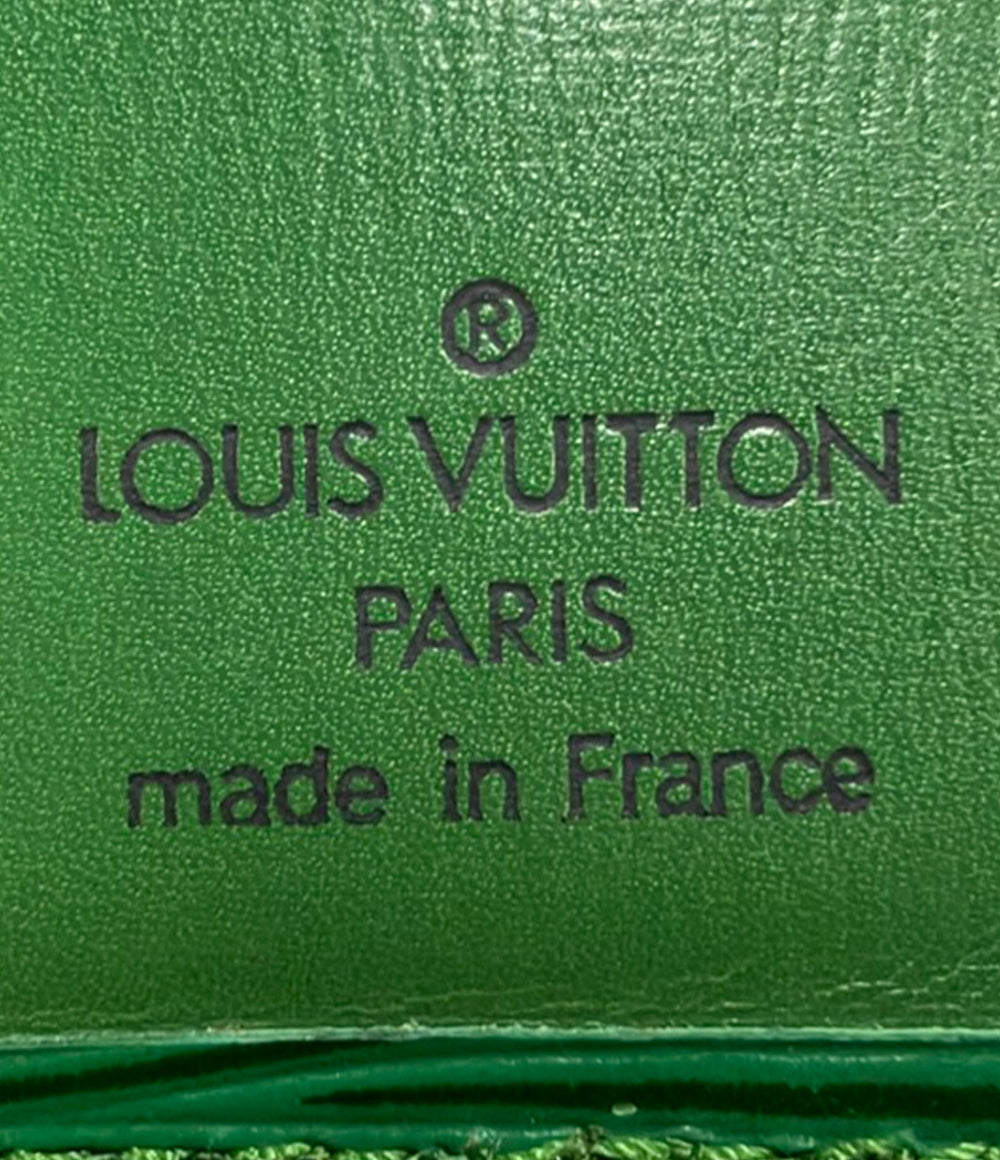 LOUIS VUITTON 二つ折り財布 レザー ポルトビエ 6カルトクレディ エピ M63314 メンズ ルイ・ヴィトン