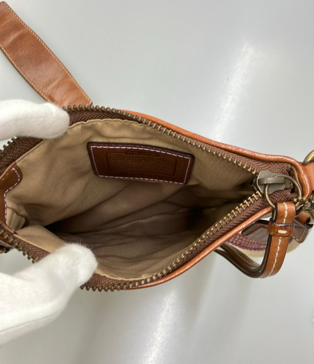 COACH ショルダーバッグ 斜め掛け パッチワーク シグネチャー 10006 レディース コーチ
