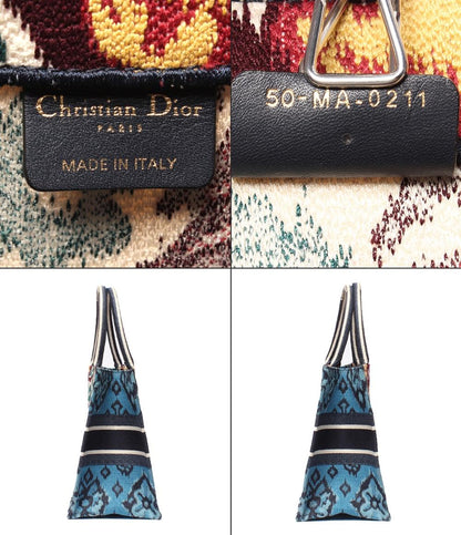 クリスチャンディオール ハンドバッグ トートバッグ エンブロイダリー ペイズリー ミディアム Book Tote レディース Christian Dior