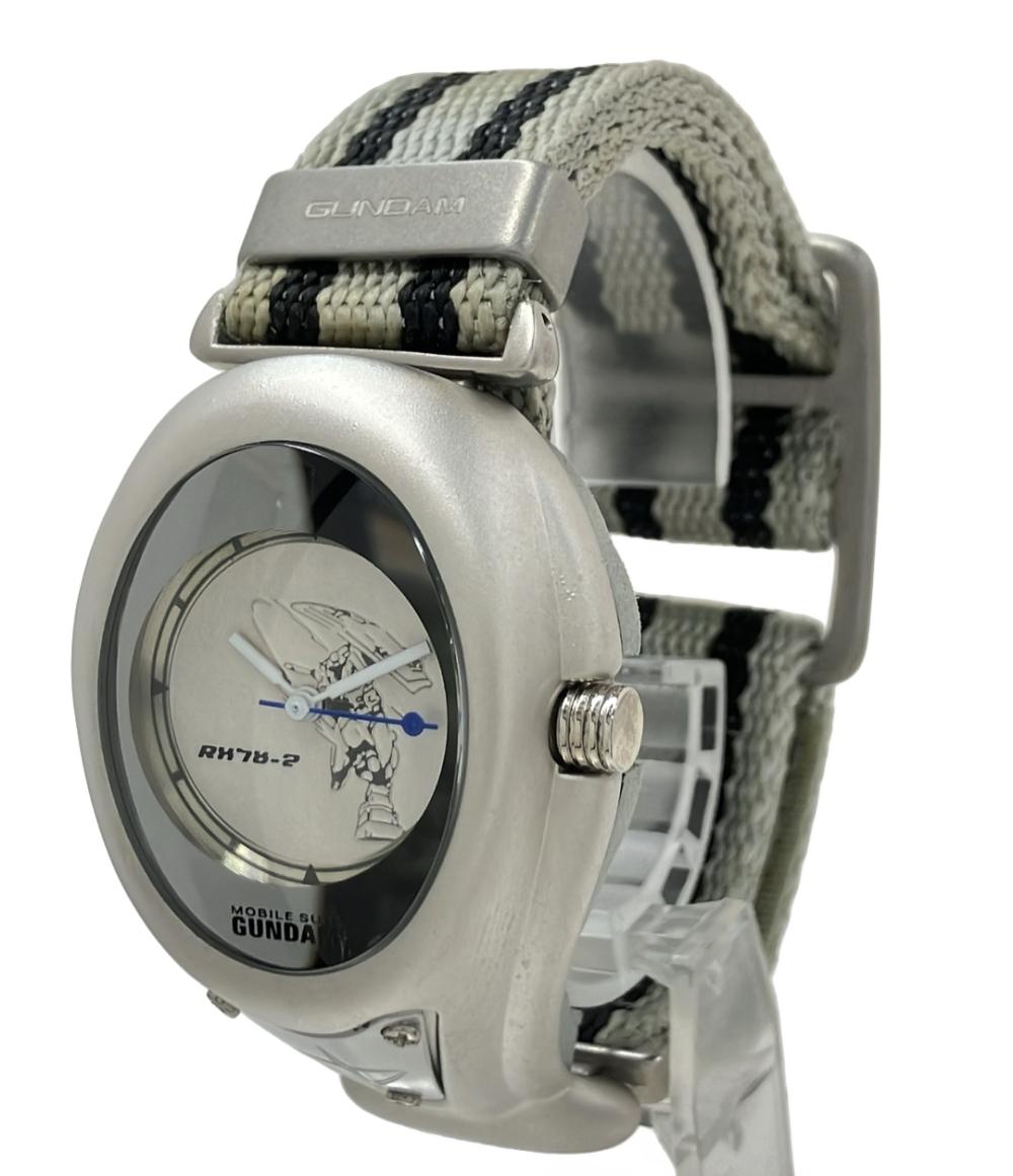 腕時計 機動戦士ガンダム RX-78-2モデル 20周年記念 クオーツ シルバー