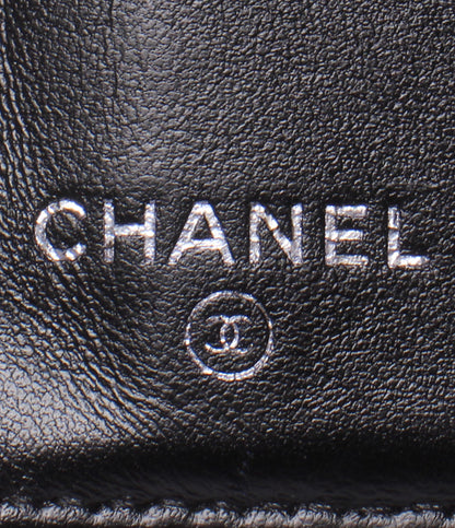 CHANEL 三つ折り財布 シルバー金具 26番台 マトラッセ レディース シャネル