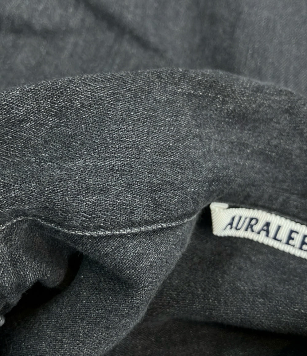 AURALEE セルビッジ スーパーライトデニム ハーフスリーブシャツ A24SS02GS メンズ SIZE 5 オーラリー