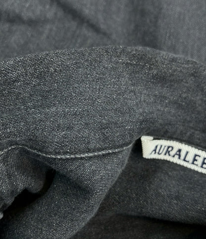 AURALEE セルビッジ スーパーライトデニム ハーフスリーブシャツ A24SS02GS メンズ SIZE 5 オーラリー