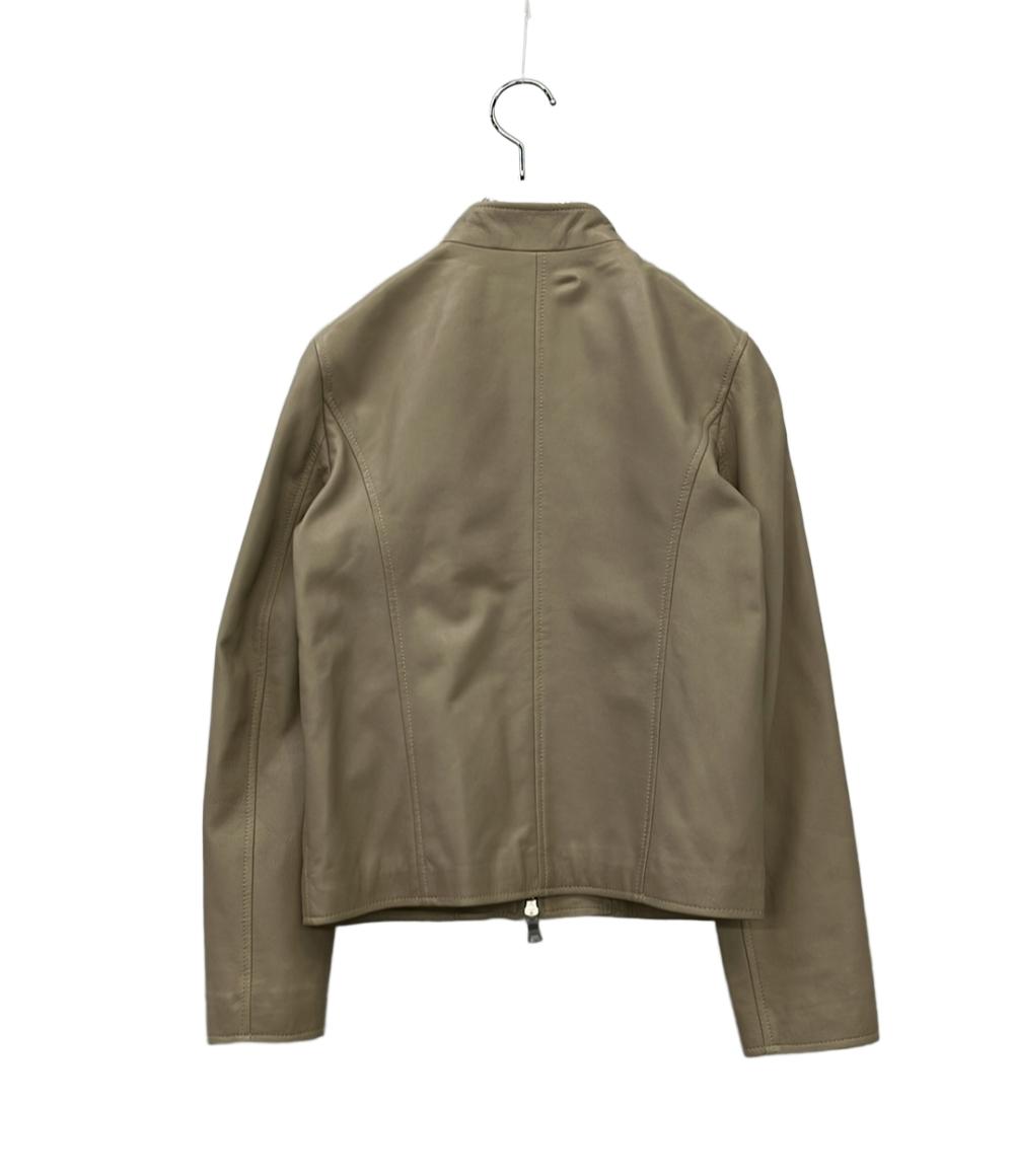 BARNEYS NEW YORK シングルライダースジャケット 羊革 レディース SIZE 38 (S) バーニーズ ニューヨーク —