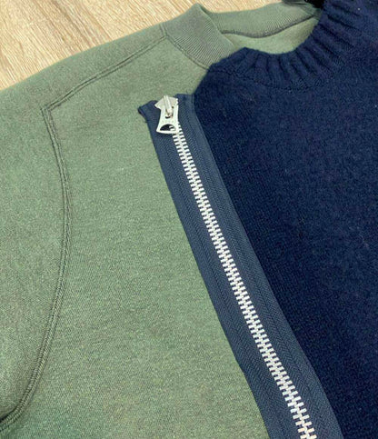 Sacai スウェットシャツ ニット 24aw ドッキング 24-03459M メンズ SIZE 1 (S) サカイ