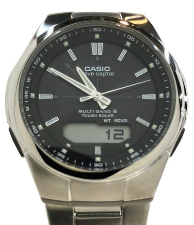CASIO 腕時計 ソーラー ブラック WVA-M600 メンズ カシオ
