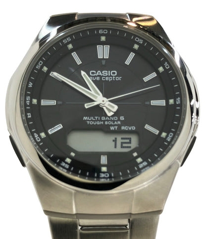 CASIO 腕時計 ソーラー ブラック WVA-M600 メンズ カシオ