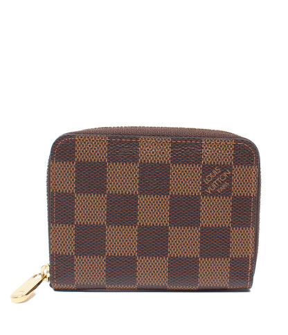 美品 LOUIS VUITTON コインケース ジッピー コイン パース ダミエ N60213 レディース メンズ ルイ・ヴィトン