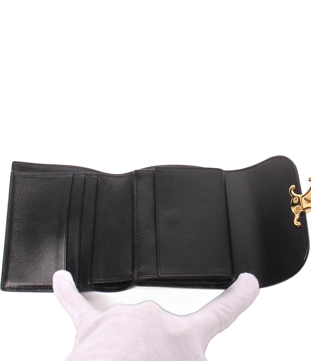 CELINE 三つ折り財布 スモール トリオンフ CELV6452BCKLLLLL00 レディース セリーヌ