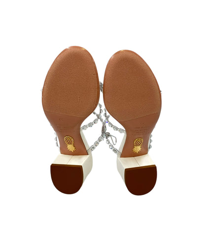 AQUAZZURA サンダル ビジュー レディース SIZE 35 (S) アクアズーラ