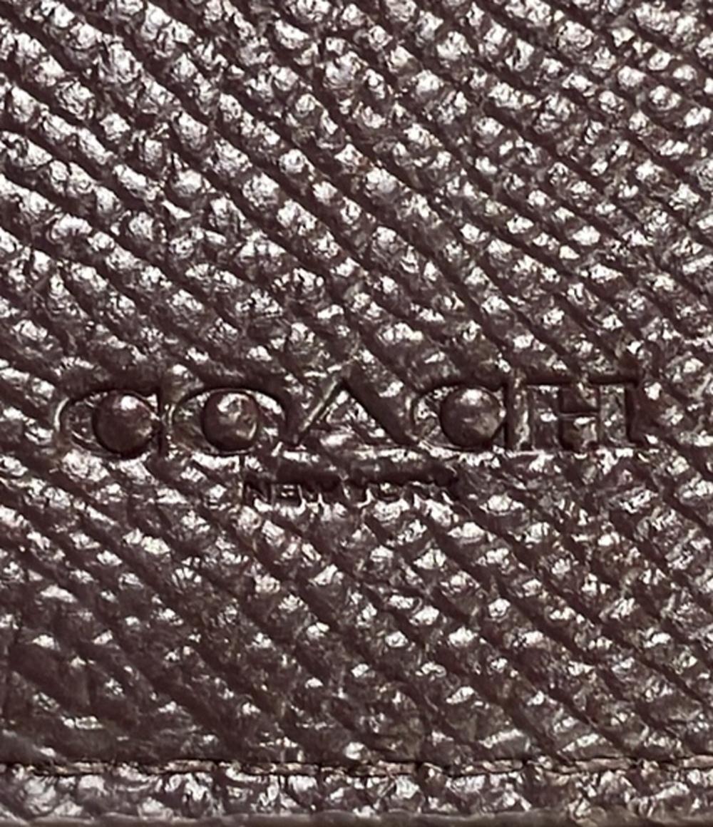 COACH ラウンドファスナー二つ折り長財布 レザー 58584 レディース コーチ