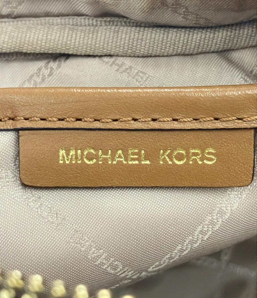 MICHAEL KORS ショルダーバッグ 斜め掛け キャンバス MKシグネチャー レディース マイケルコース