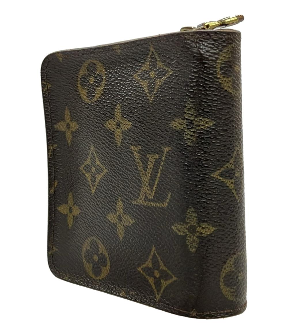 LOUIS VUITTON 二つ折り財布 モノグラム コンパクトジップ M61667 ユニセックス ルイ・ヴィトン