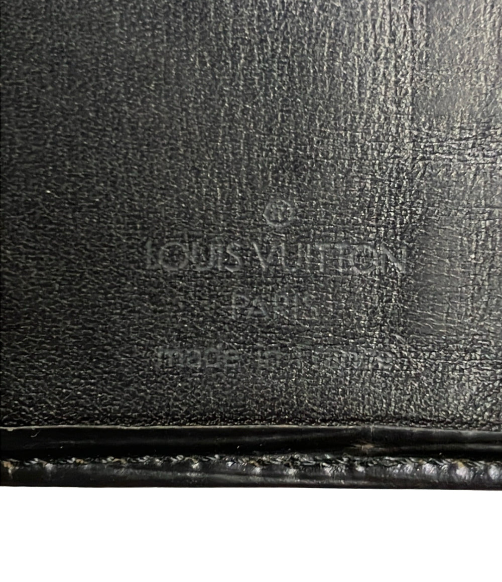 LOUIS VUITTON 二つ折り長財布 レザー ポルトカルトクレディ エピ M63212 メンズ ルイ・ヴィトン