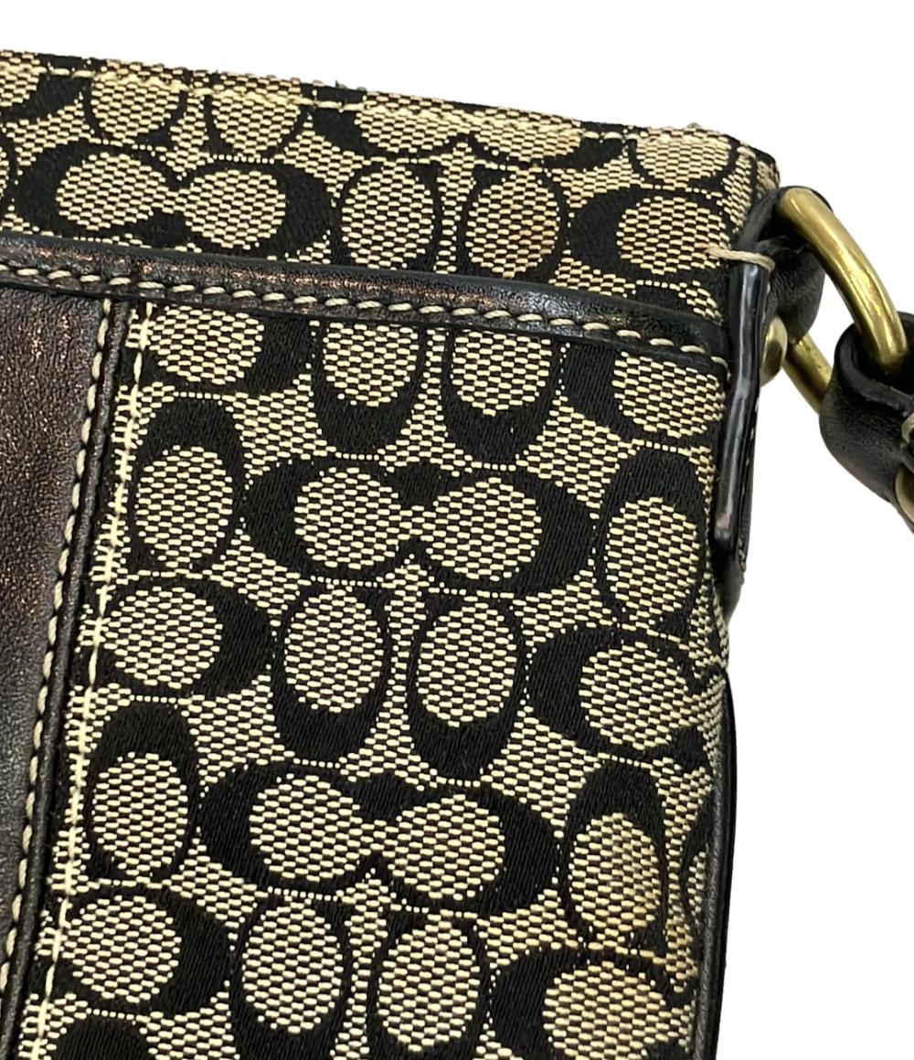 COACH ショルダーバッグ 斜め掛け ミニシグネチャー レディース コーチ