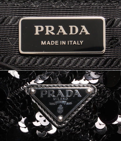 プラダ  ワンショルダーバッグ  シニョー スパンコール NERO   1BC185 レディース   PRADA