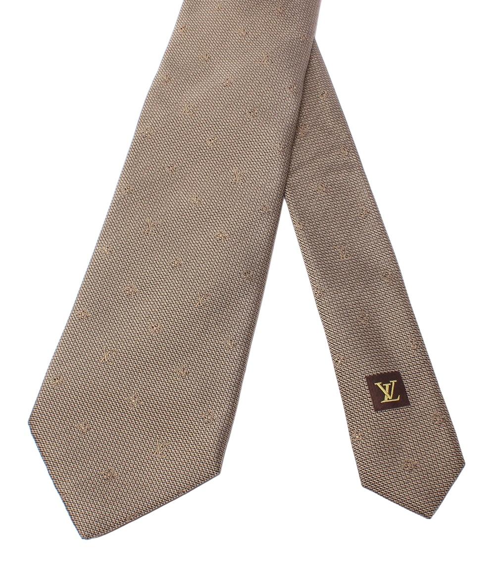 美品 LOUIS VUITTON ネクタイ シルク100％ ジャガード メンズ ルイ