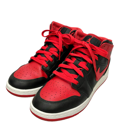 Air Jordan NIKE ハイカットスニーカー GS エアジョーダン1 ミッド DQ8423-060 レディース SIZE 23.5 エアジョーダン ナイキ