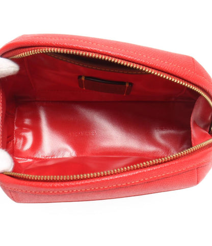 美品 コーチ ポーチ ジュリエンヌコスメティックケース17 C3489 レディース COACH