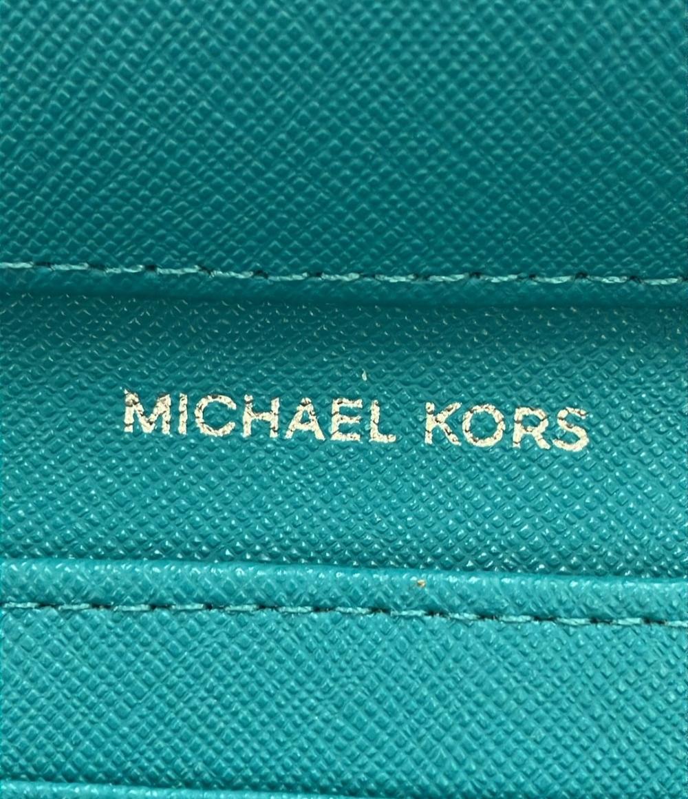 美品 MICHAEL KORS 二つ折り財布 花柄 レディース マイケルコース