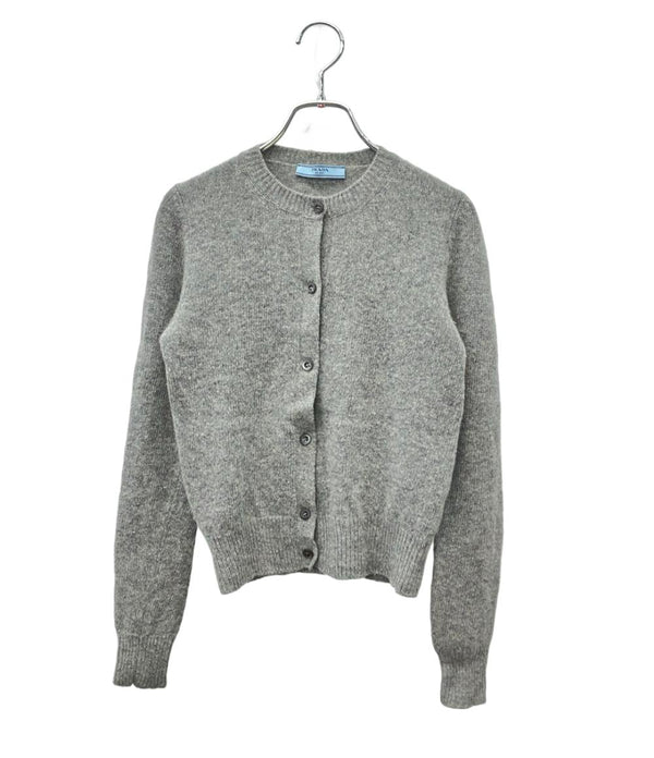 19aw PRADA プラダ モヘア ニットカーディガン PRADA 長袖ニットカーディガン レディース SIZE 40 (L) プラダ