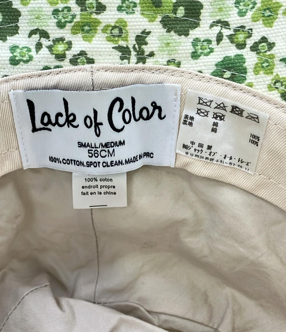 美品 ラックオブカラー ハット 顎紐付き レディース lack of color