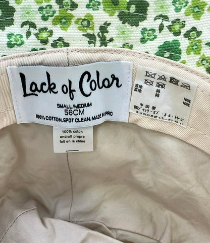 美品 ラックオブカラー ハット 顎紐付き レディース lack of color