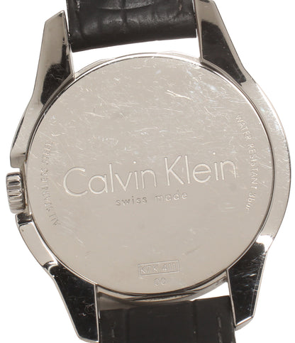 Calvin klein 腕時計 クオーツ シルバー K7K411 メンズ カルバンクライン