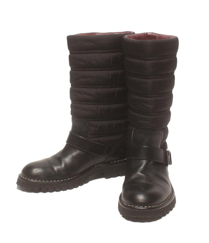 シャネル エンジニアブーツ G29477 レディース SIZE 37 CHANEL