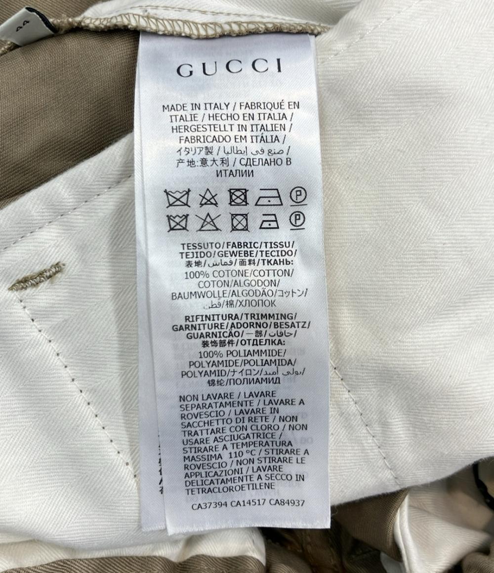 【美品】 GUCCI シェリーライン パンツ アジャスター スラックス グッチ シェリーライン 18年 ウール×モヘヤ スラックス 52 メンズ