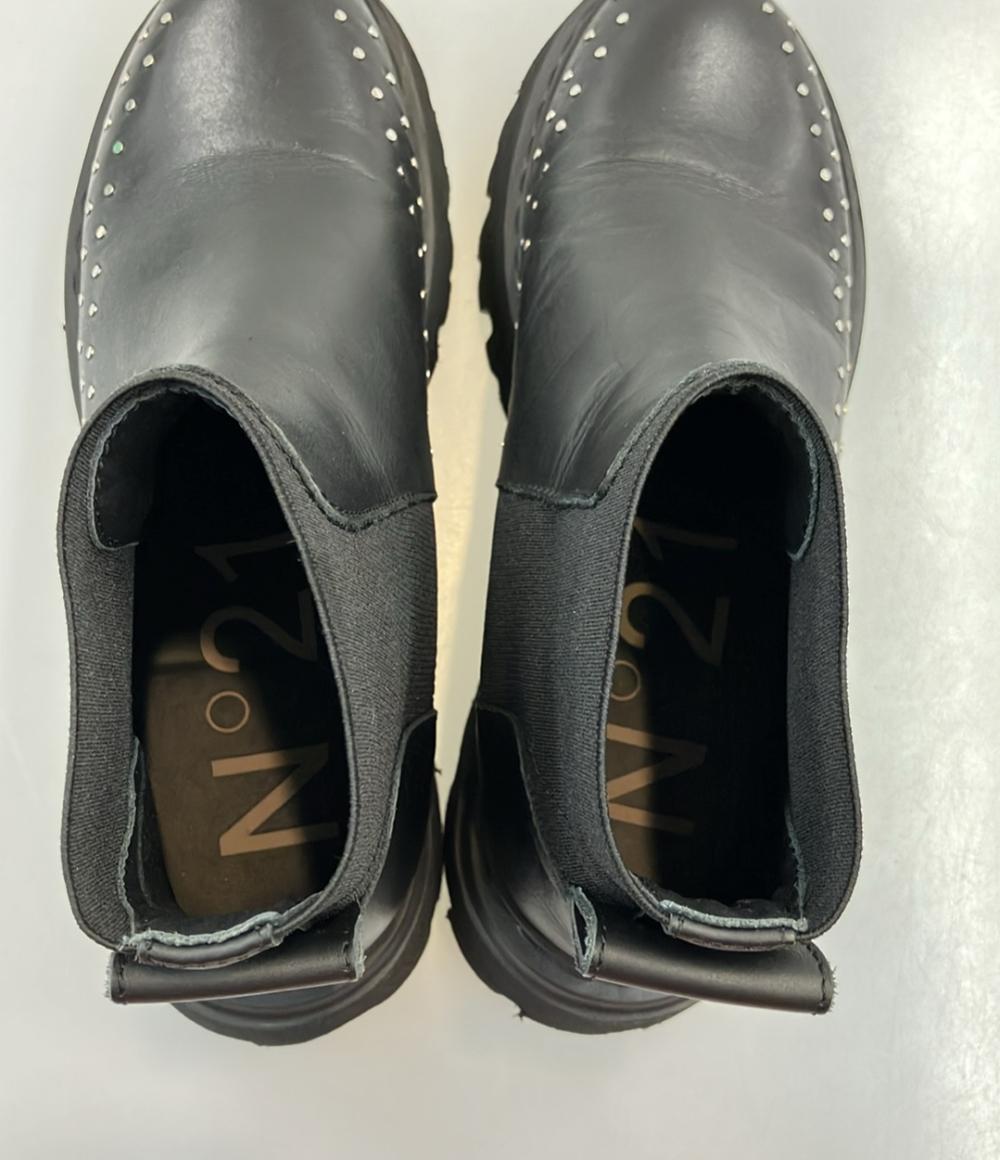 N°21 スタッズアンクルブーツ レディース SIZE 38 (L) ヌメロ ヴェントゥーノ