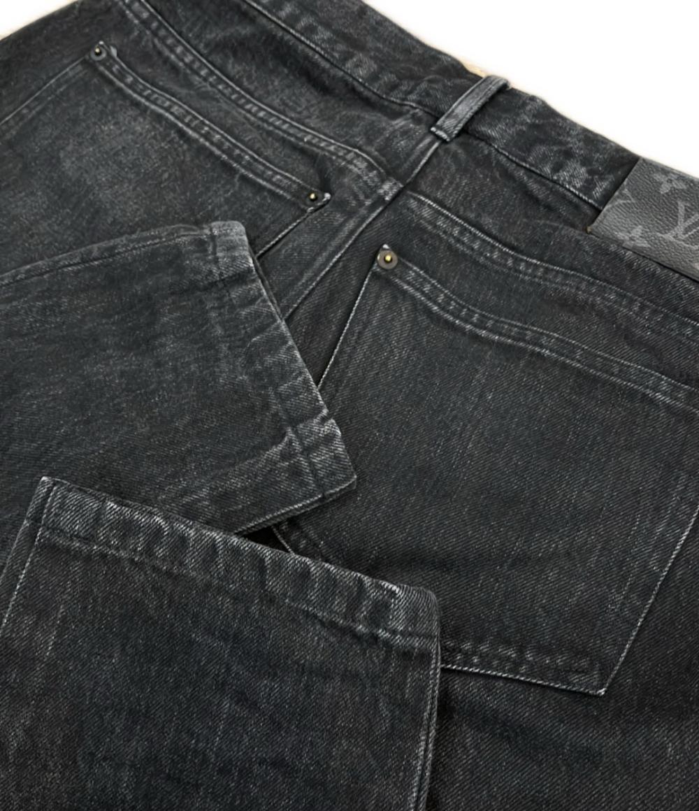 美品 LOUIS VUITTON デニムパンツ モノグラムパッチ RM162Q DKO HAD82W メンズ SIZE 36 (L) ルイ・ヴィトン