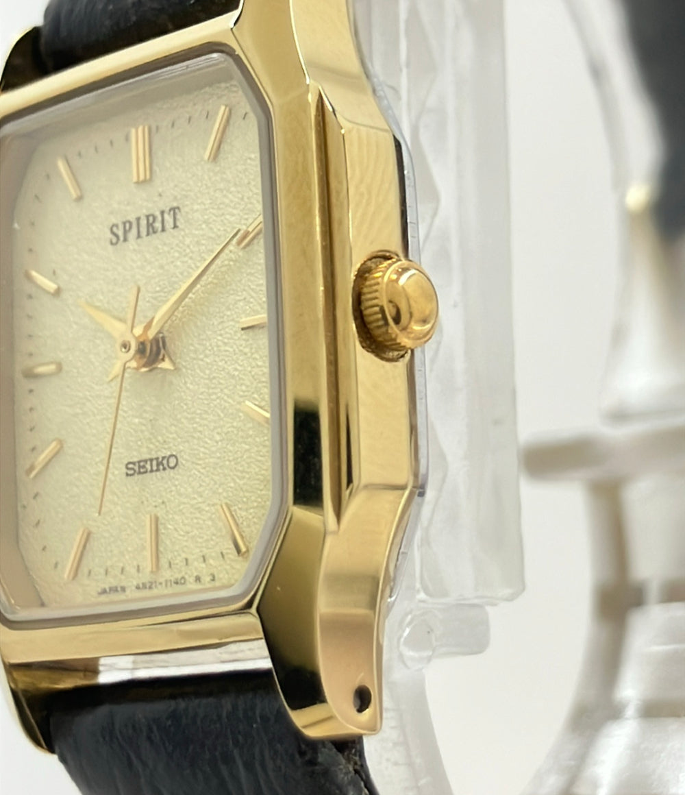 SEIKO 腕時計 スピリット クオーツ ゴールド 4N21-5180 レディース セイコー
