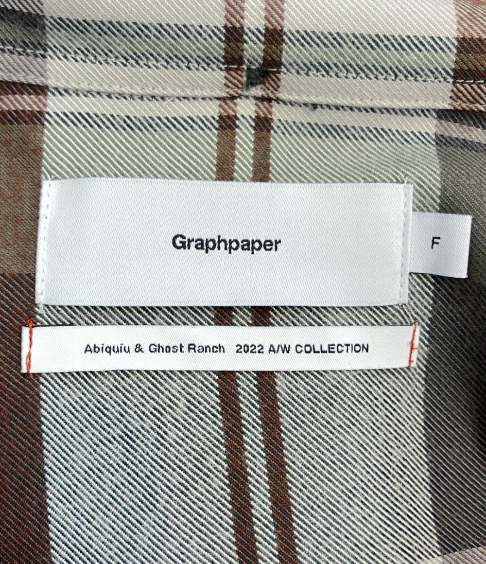 Graphpaper 長袖 チェックシャツ メンズ SIZE F (M) グラフペーパー