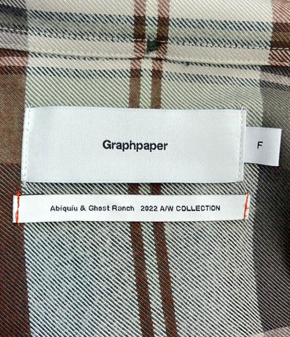 Graphpaper 長袖 チェックシャツ メンズ SIZE F (M) グラフペーパー