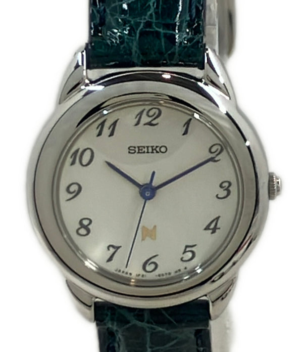 美品 SEIKO 腕時計 ノイエ クオーツ 1F21-0BN0 レディース セイコー