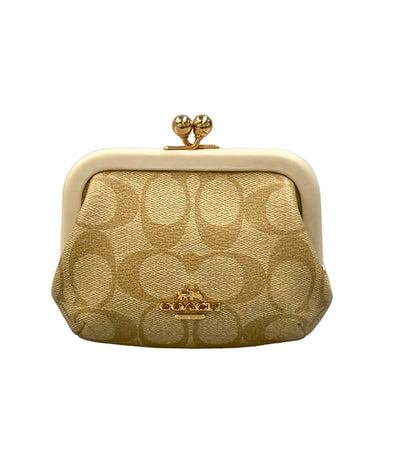 美品 COACH コインケース がま口 C7518 レディース コーチ