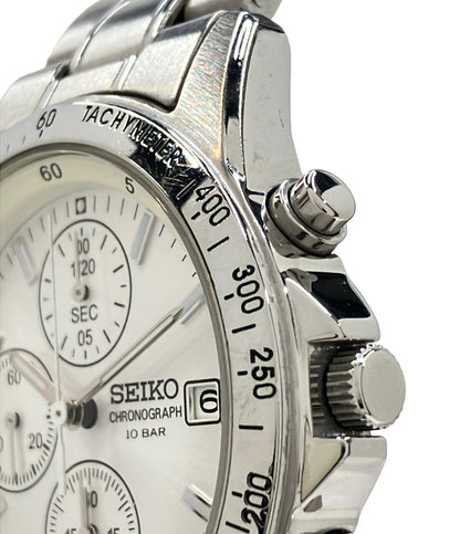 SEIKO 腕時計 クオーツ シルバー 7T92-0DW0 メンズ セイコー