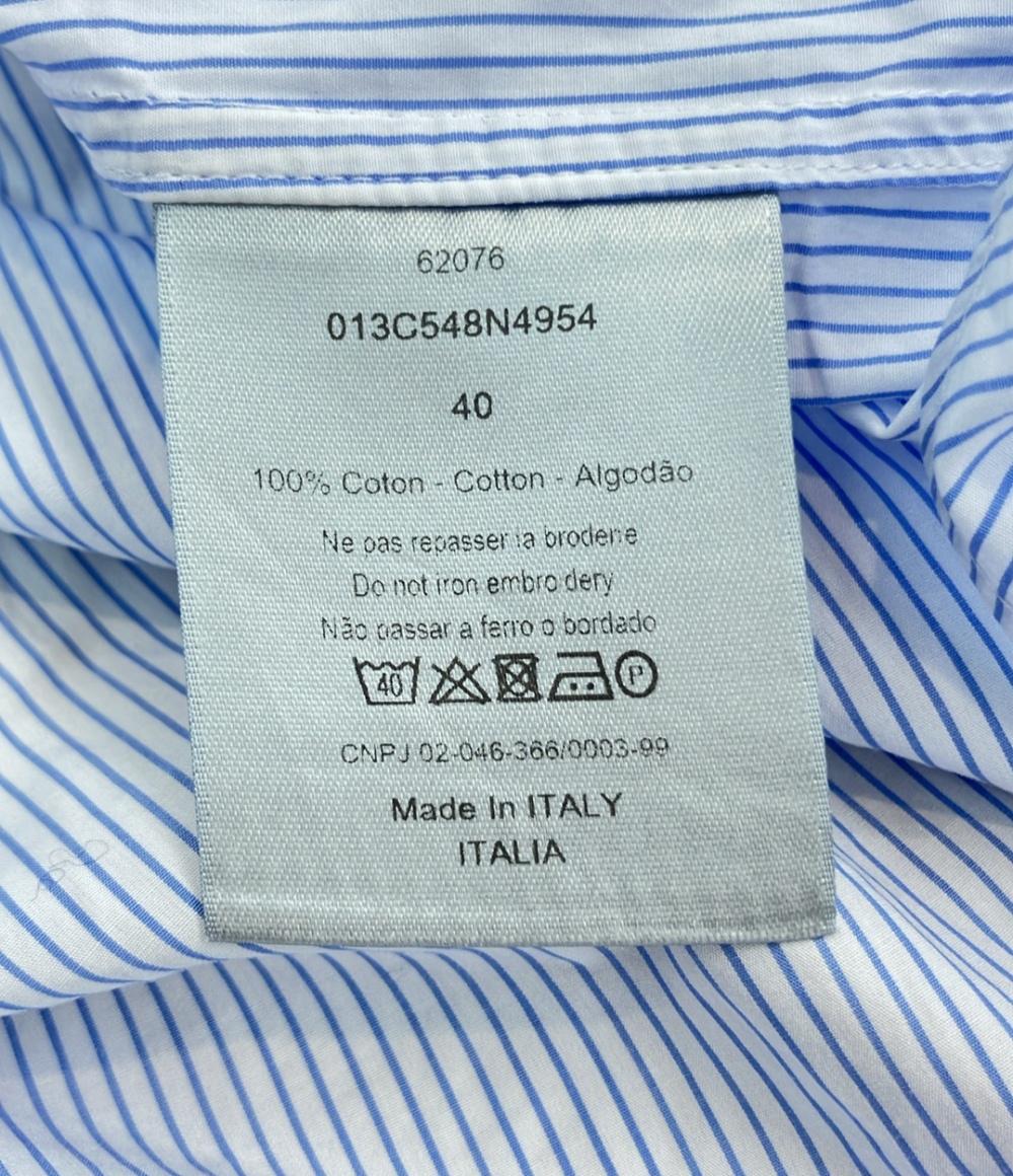 美品 DIOR HOMME 半袖シャツ ストライプ メンズ SIZE 40 (L) ディオール・オム