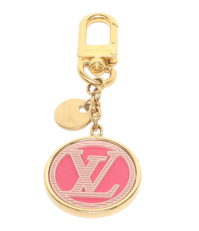 訳あり LOUIS VUITTON チャーム キーホルダー ポルトクレ LVサークル レディース ルイ・ヴィトン