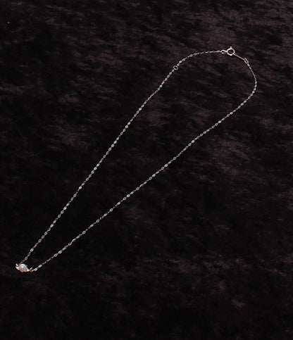 美品 ete ネックレス Pt900 Pt850 パール ダイヤ レディース エテ