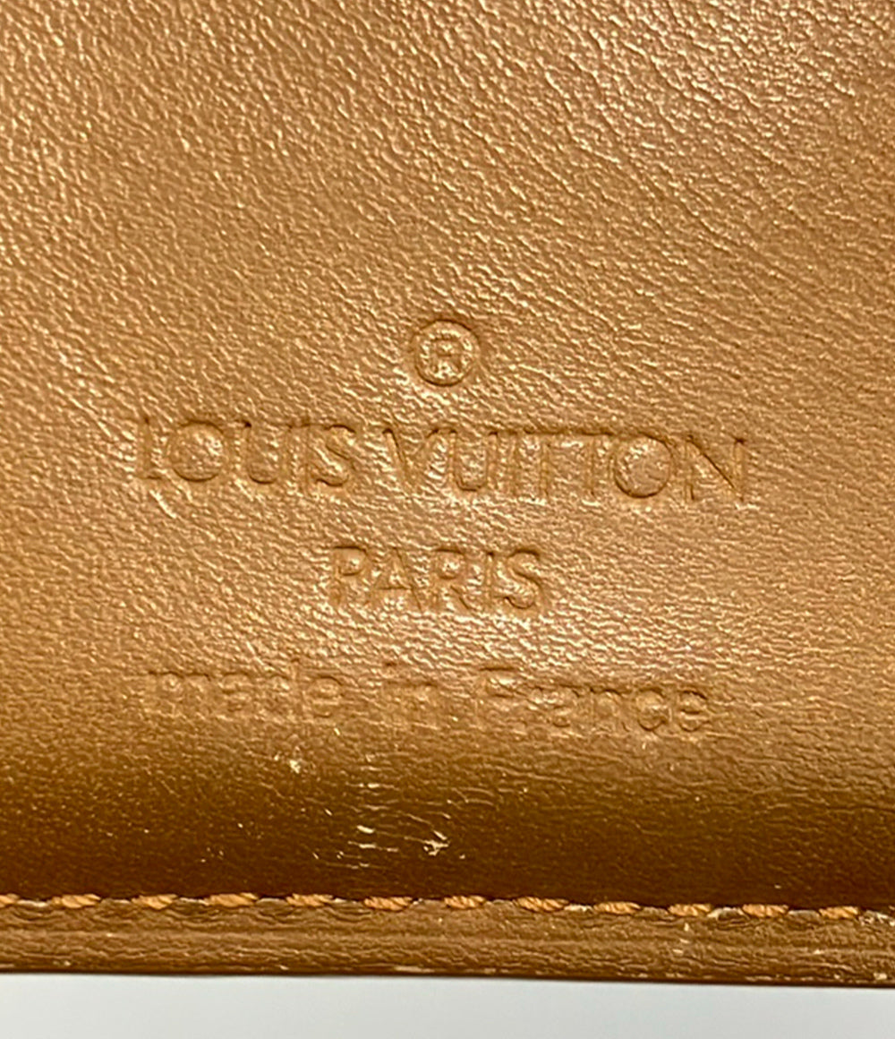 LOUIS VUITTON 二つ折り財布 ポルトモネ ビエ ヴィエノワ モノグラム ヴェルニ M91209 レディース ルイ・ヴィトン