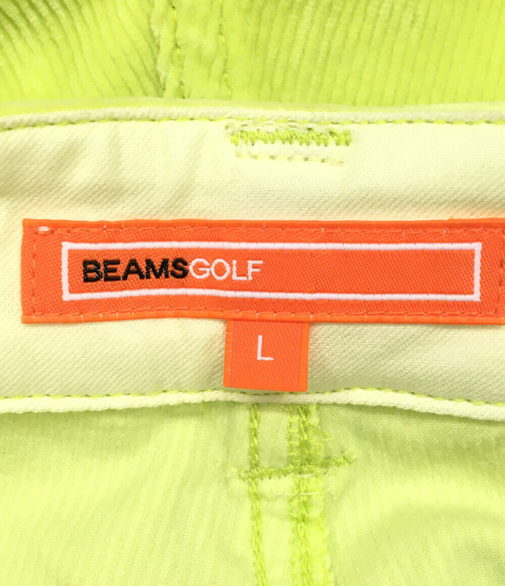 美品 スターフラッグロゴ ツアー ストレッチコーデュロイパンツ      レディース SIZE L (L) BEAMS GOLF