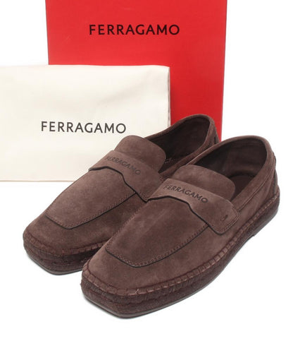 FERRAGAMO エスパドリーユローファー スエード 773043 レディース SIZE 7 フェラガモ