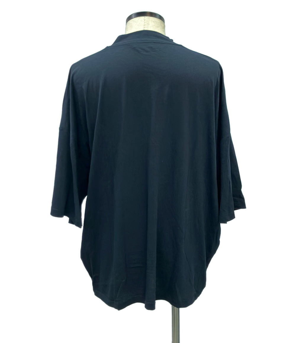 JIL SANDER モックネックオーバーサイズ半袖Tシャツ メンズ SIZE L ジルサンダー
