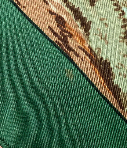 HERMES スカーフ シルク100% LA CHASSE en Afrique レディース エルメス