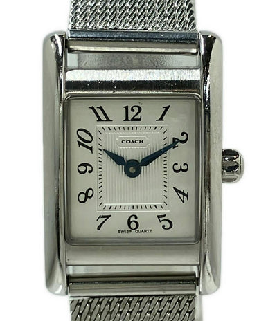 COACH 腕時計 クオーツ シルバー W002B レディース コーチ