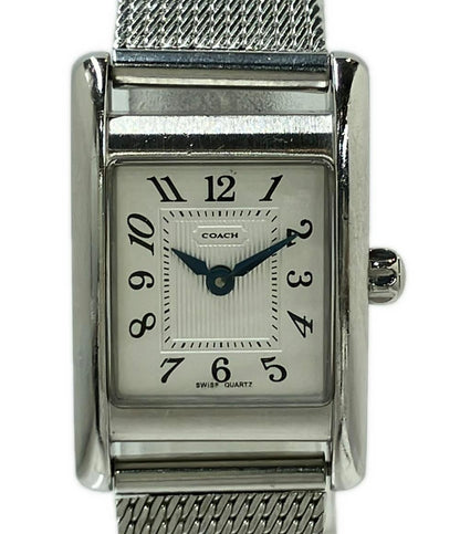 COACH 腕時計 クオーツ シルバー W002B レディース コーチ